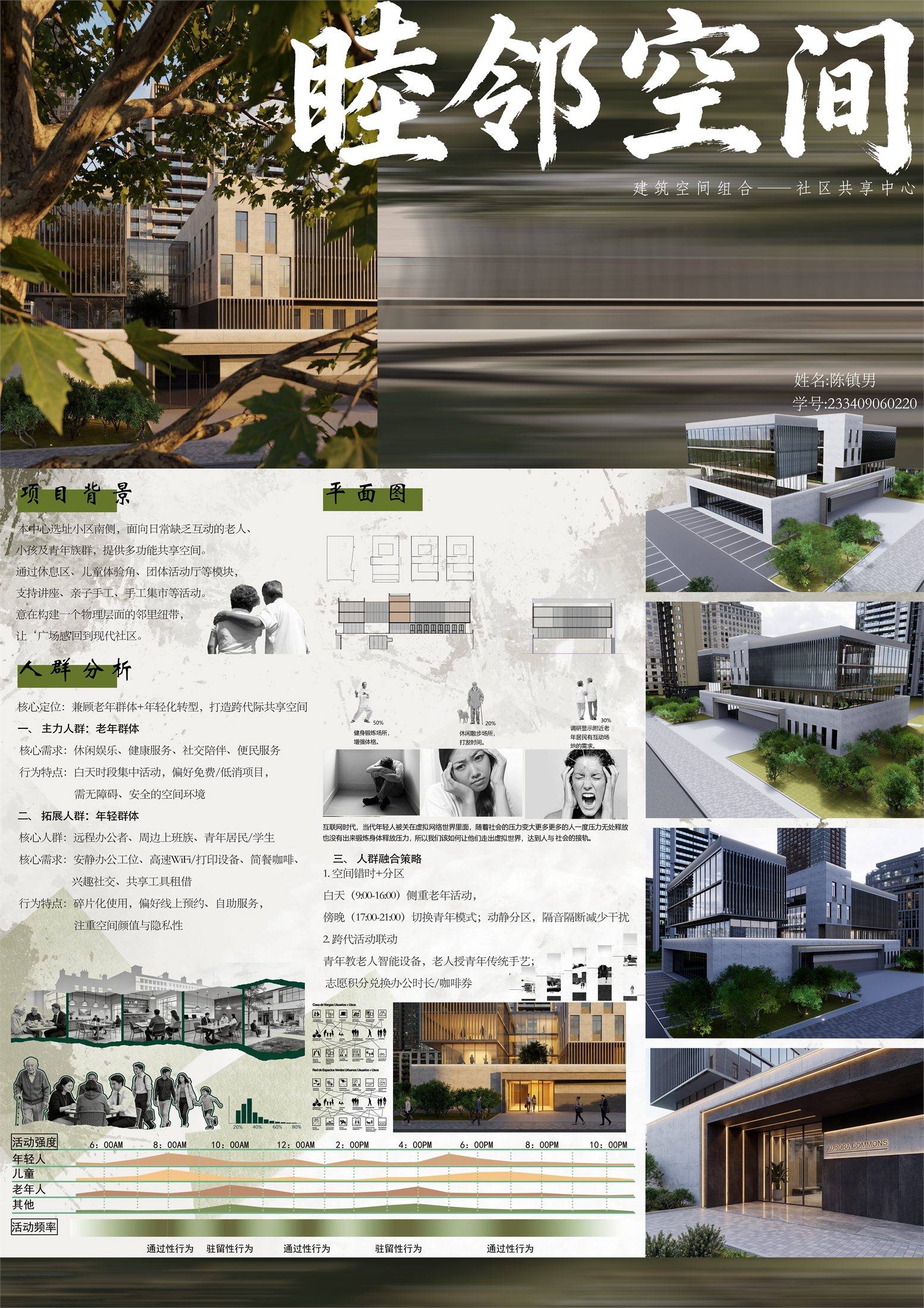 睦邻空间设计展板
